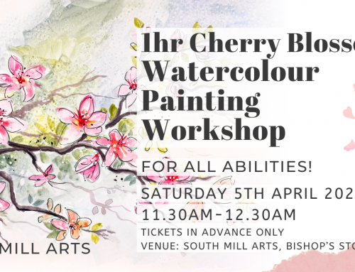 1hr Cherry Blossom Watercolour Painting Workshop